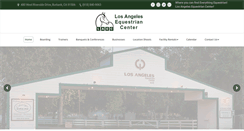 Desktop Screenshot of la-equestriancenter.com